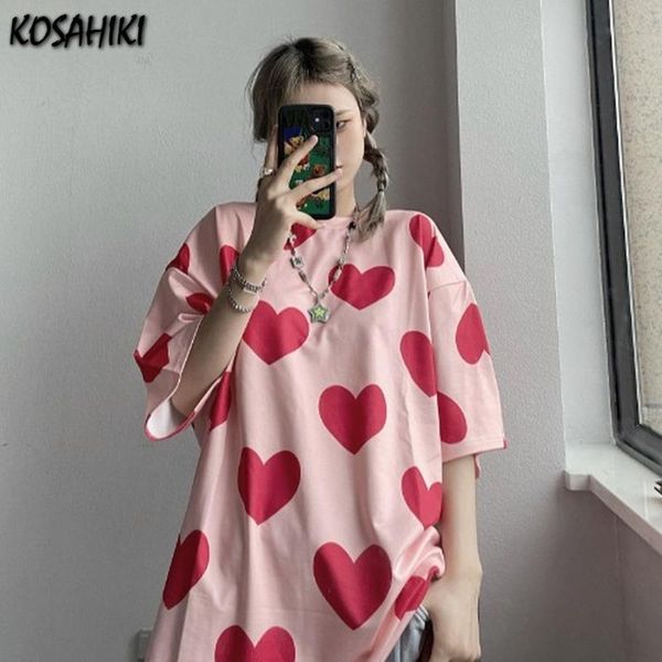 harajuku style streetwear 2021 summer heart print t shirt loose short sleeve o-neck t-shirt women clothing tee women's, White
harajuku style streetwear 2021 summer heart print t shirt loose short sleeve o-neck t-shirt women clothing tee women's, White
