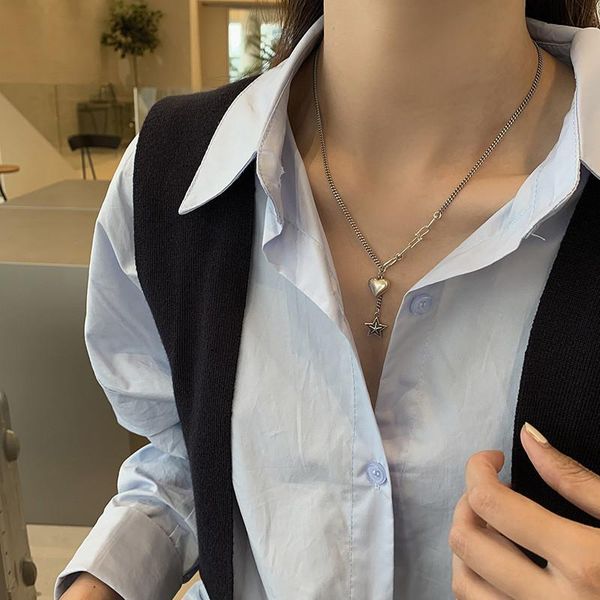 miuoxion wholesale personality fashion jewelry retro love stars necklace for women feature namour charm gift all seasons pendant necklaces, Silver
miuoxion wholesale personality fashion jewelry retro love stars necklace for women feature namour charm gift all seasons pendant necklaces, Silver