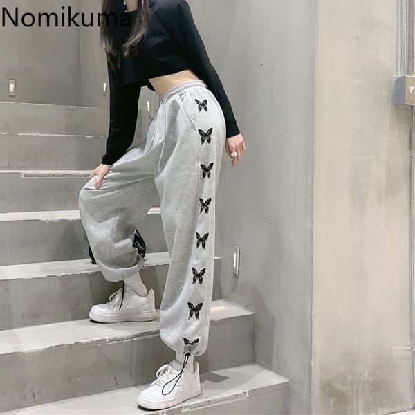 nomikuma causal lace up high waist sweat pants korean butterfly printed long trousers drawstring harem women pants 6c910 210427, Black;white
nomikuma causal lace up high waist sweat pants korean butterfly printed long trousers drawstring harem women pants 6c910 210427, Black;white