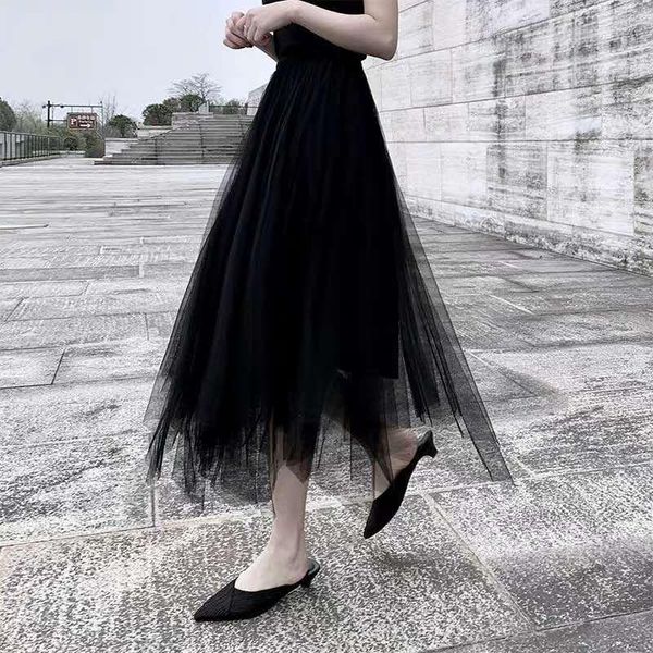 skirts stylish irregular mesh in the long pleated skirt spring/summer/ autumn/winter high-waisted woman's gothic y2k, Black
skirts stylish irregular mesh in the long pleated skirt spring/summer/ autumn/winter high-waisted woman's gothic y2k, Black
