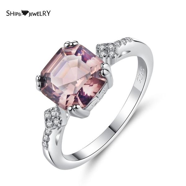 cluster rings shipei 100% 925 sterling silver morganite gemstone wedding engagement fine jewelry luxury white gold ring for women wholesale, Golden;silver
cluster rings shipei 100% 925 sterling silver morganite gemstone wedding engagement fine jewelry luxury white gold ring for women wholesale, Golden;silver