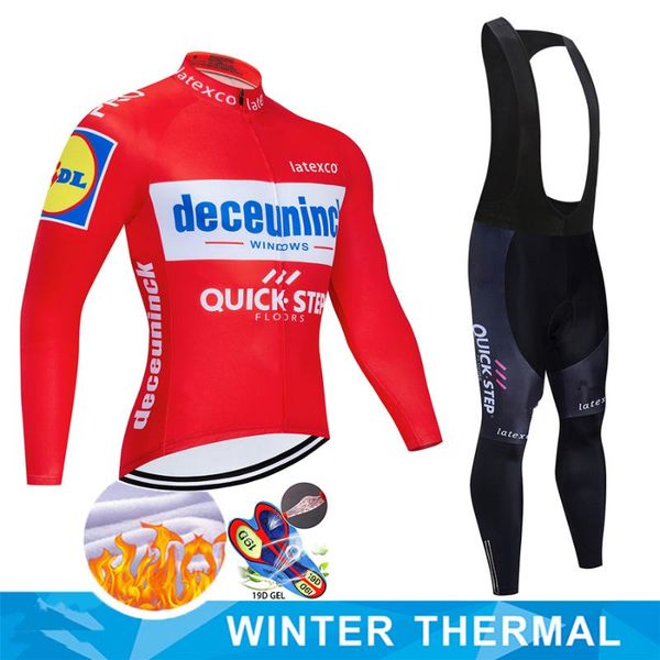 racing sets quick step winter bicycle set bike cycling team 2022 thermal fleece long sleeve sportswear autumn pro jersey suit for men, Black;blue
racing sets quick step winter bicycle set bike cycling team 2022 thermal fleece long sleeve sportswear autumn pro jersey suit for men, Black;blue