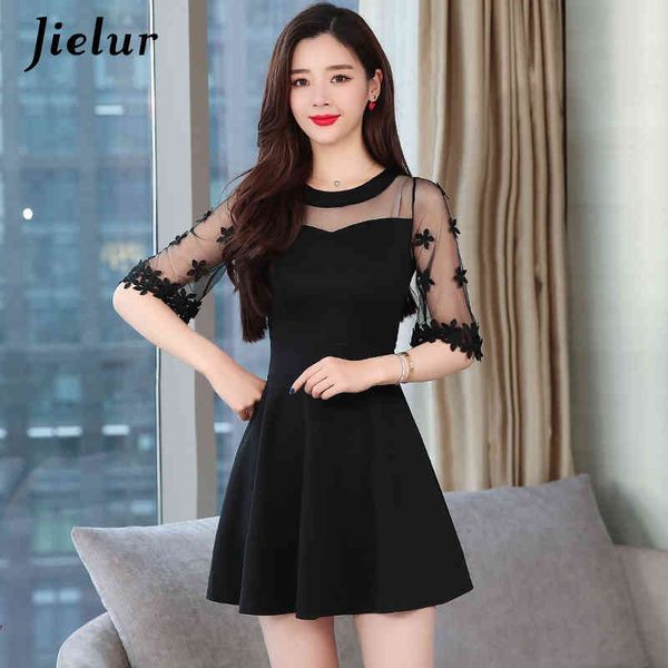 jielur mesh summer dress women short sleeve mini embroidery black robe dresses femme s-xxl new elegant slim dress 210412, Black;gray
jielur mesh summer dress women short sleeve mini embroidery black robe dresses femme s-xxl new elegant slim dress 210412, Black;gray