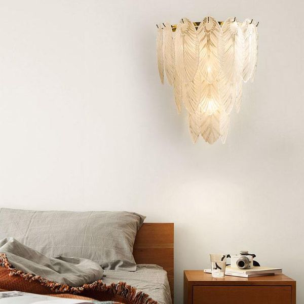 wall lamp living room restaurant background post-modern light luxury bedroom american crystal feather bedside indoor lighting
wall lamp living room restaurant background post-modern light luxury bedroom american crystal feather bedside indoor lighting