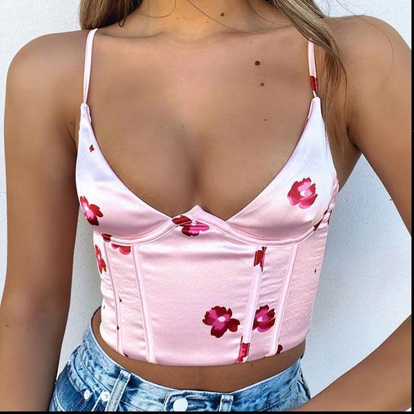 2k aesthetic v neck floral womens cami print satin strap fashion chic crop women camisole backless summer, White
2k aesthetic v neck floral womens cami print satin strap fashion chic crop women camisole backless summer, White