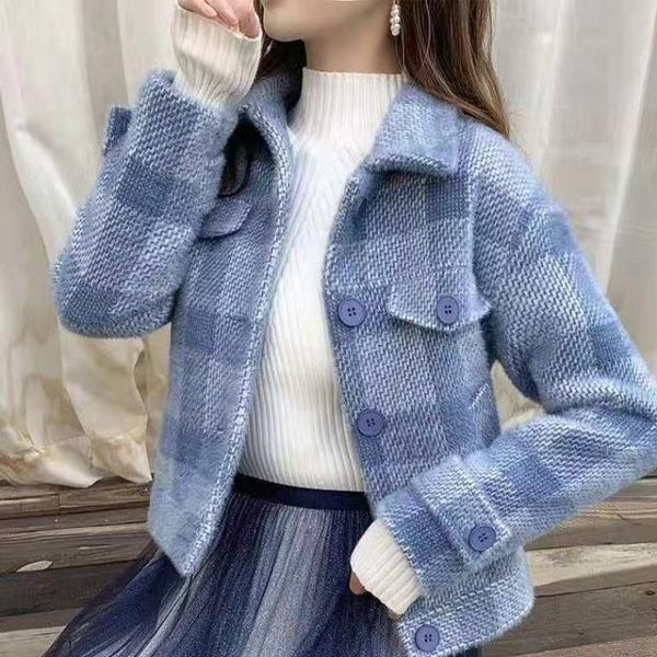 women's knits & tees plus size imitation mink velvet short cardigan women fashion single breasted sweater coat long sleeve autumn outer, White
women's knits & tees plus size imitation mink velvet short cardigan women fashion single breasted sweater coat long sleeve autumn outer, White
