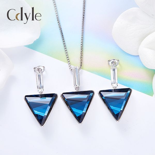 necklace exaggerated triangle women's jewelry set fashion simple versatile creative crystal, Silver
necklace exaggerated triangle women's jewelry set fashion simple versatile creative crystal, Silver