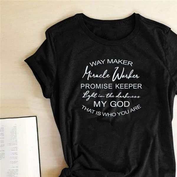 womens t shirt way maker christian print women my god short sleeve summer funny bible verse tee female, White
womens t shirt way maker christian print women my god short sleeve summer funny bible verse tee female, White