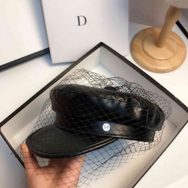 autumn new hepburn mesh mask navy fashion black versatile octagonal hat women's flat beret, Blue;gray
autumn new hepburn mesh mask navy fashion black versatile octagonal hat women's flat beret, Blue;gray
