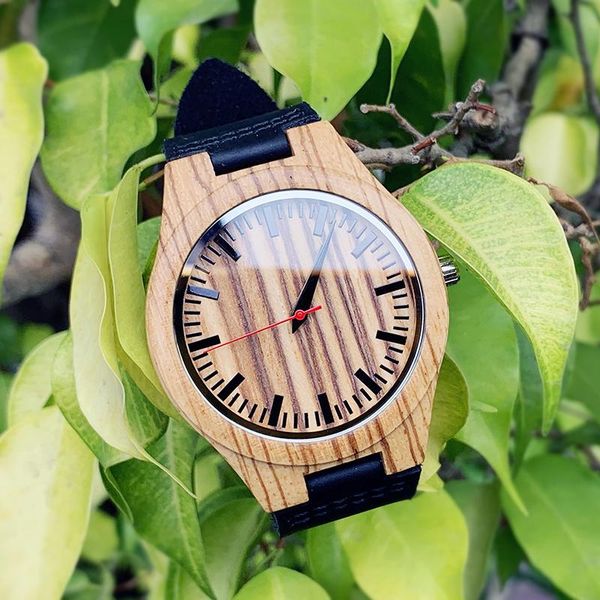 wristwatches 2021 festival memorial day gift enmex dark colour zebra wood wristwatch work of art handmade natural quartz watches, Slivery;brown
wristwatches 2021 festival memorial day gift enmex dark colour zebra wood wristwatch work of art handmade natural quartz watches, Slivery;brown