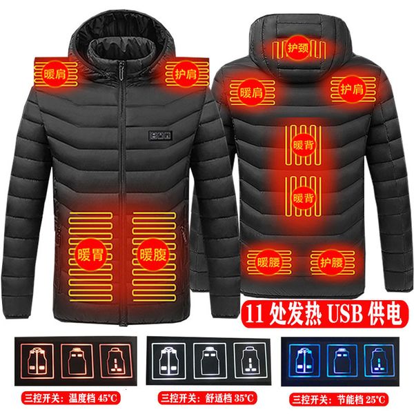 self-adjusting warm coat temperature new intelligent heatg cotton clothes wter usb three gear chargg for men and women wter, Black
self-adjusting warm coat temperature new intelligent heatg cotton clothes wter usb three gear chargg for men and women wter, Black