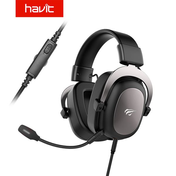 havit headset gamer wired pc usb 3.5mm xbox / ps4 headsets with 50mm driver surround sound & hd microphone for computer laptop
havit headset gamer wired pc usb 3.5mm xbox / ps4 headsets with 50mm driver surround sound & hd microphone for computer laptop