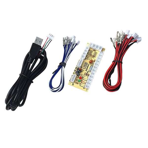 hubs diy arcade kit joystick chip usb encoder for mame and stick control 
hubs diy arcade kit joystick chip usb encoder for mame and stick control