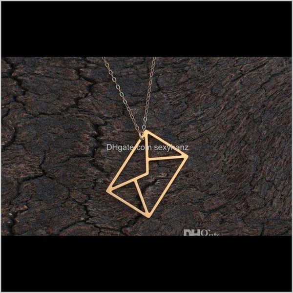 pendant & pendants jewelry drop delivery 2021 10pcs tiny geometric paper origami envelope i love you letter email mes necklace triangle squa, Silver
pendant & pendants jewelry drop delivery 2021 10pcs tiny geometric paper origami envelope i love you letter email mes necklace triangle squa, Silver
