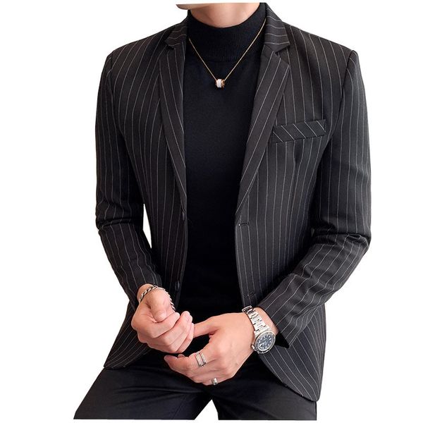 men's suits & blazers blazer of the men in stripes blazers 's u4kv, White;black