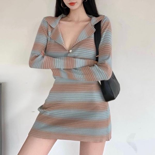 women's knits & tees autumn girl striped sweater suit women contrast color v-neck long-sleeved retro button knitted cardigan + slim ski, White
women's knits & tees autumn girl striped sweater suit women contrast color v-neck long-sleeved retro button knitted cardigan + slim ski, White