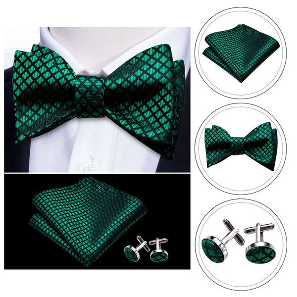 bowtie for men solid green bow tie plaid silk bowtie set handkerchief cufflinks checked bows self-tied tie barry.wang wholesale, Black;blue
bowtie for men solid green bow tie plaid silk bowtie set handkerchief cufflinks checked bows self-tied tie barry.wang wholesale, Black;blue