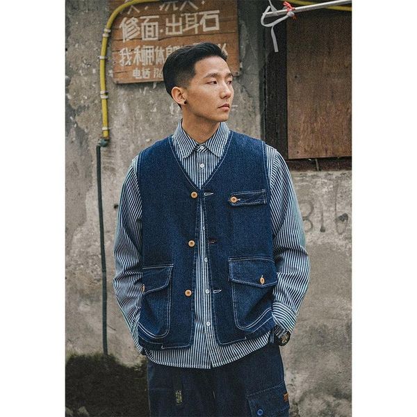 men's vests houzhou coat denim sleeveless vest male cargo casual outerwear korean streetwear hip hop vintage clothing fashion, Black;white
men's vests houzhou coat denim sleeveless vest male cargo casual outerwear korean streetwear hip hop vintage clothing fashion, Black;white