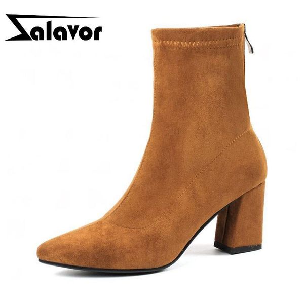 boots zalavor square heel women ankle vintage style shoes casual outdoor ladies office warm winter footwear size 31-44, Black
boots zalavor square heel women ankle vintage style shoes casual outdoor ladies office warm winter footwear size 31-44, Black