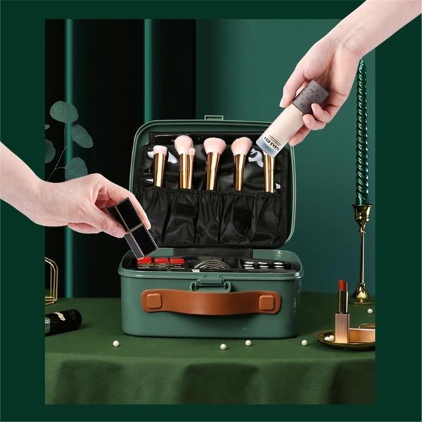 storage bags professional makeup case with leather handle fashion beautician cosmetics organizer box nail tool suitcase for women
storage bags professional makeup case with leather handle fashion beautician cosmetics organizer box nail tool suitcase for women