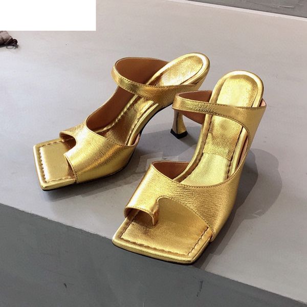 sandals gold square split toe modern slippers women soft real leather thin high heel summer runway party shoes 2021 female p1, Black
sandals gold square split toe modern slippers women soft real leather thin high heel summer runway party shoes 2021 female p1, Black
