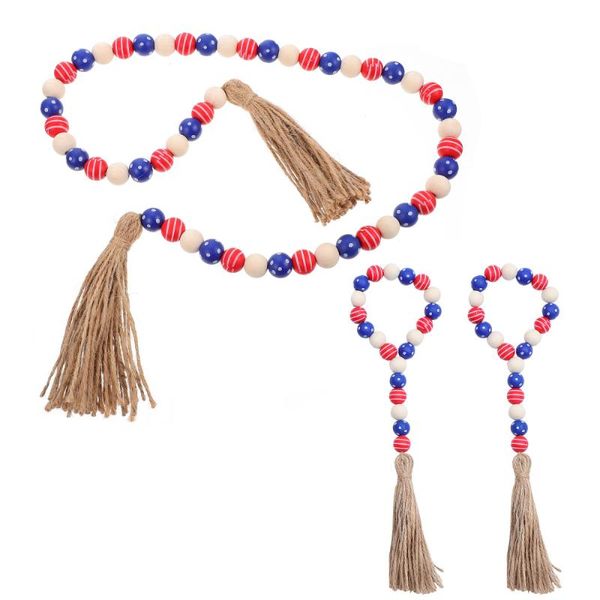 decorative flowers & wreaths 3pcs independence day theme bead string pendant tassel diy pendants adornment
decorative flowers & wreaths 3pcs independence day theme bead string pendant tassel diy pendants adornment