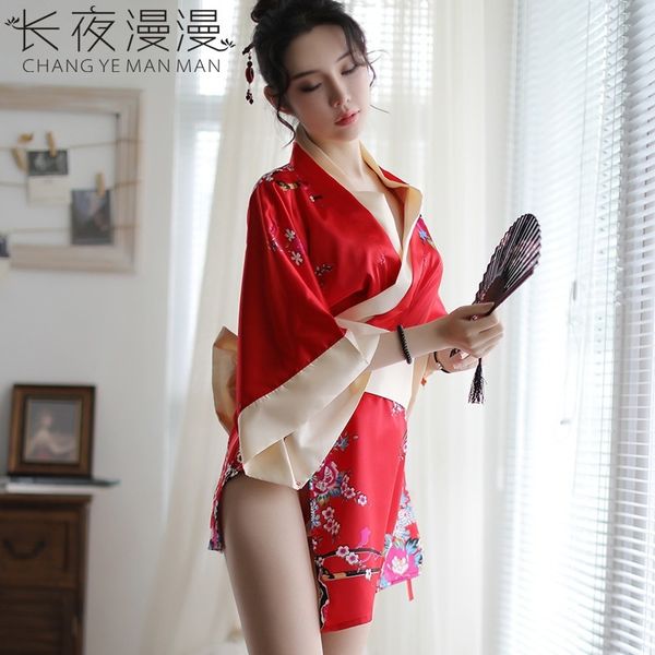 women' lingerie large style japanese floral kimono cute playful role play uniform seductive coquettish, Red;black
women' lingerie large style japanese floral kimono cute playful role play uniform seductive coquettish, Red;black