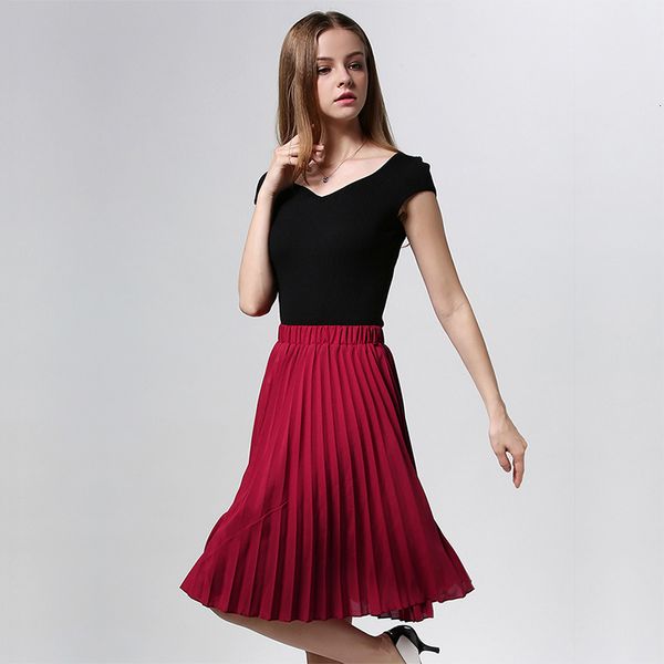 anasunmoon women chiffon pleated vintage high waist tutu skirts womens saia midi rokken summer style jupe femme skirt 210323, Black
anasunmoon women chiffon pleated vintage high waist tutu skirts womens saia midi rokken summer style jupe femme skirt 210323, Black