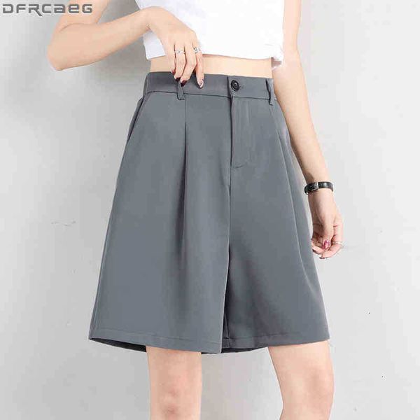 women's shorts casual boyfriend black or grey women stretch elastic high waist short feminino summer wide leg loose bermuda mmww, White;black
women's shorts casual boyfriend black or grey women stretch elastic high waist short feminino summer wide leg loose bermuda mmww, White;black