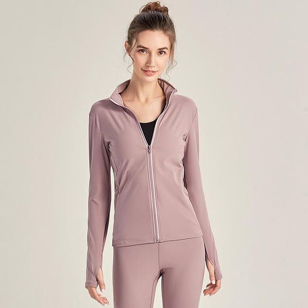 women's trench coats sports jacket casual fitness zipper mesh long sleeve lapel high elastic tight quick dry running coat, Tan;black
women's trench coats sports jacket casual fitness zipper mesh long sleeve lapel high elastic tight quick dry running coat, Tan;black