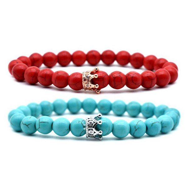 beaded, strands 1/2pc his and hers jewelry 8mm stone beads bracelets & bangles king queen couple bracelet for lovers crown wholesale, Black
beaded, strands 1/2pc his and hers jewelry 8mm stone beads bracelets & bangles king queen couple bracelet for lovers crown wholesale, Black