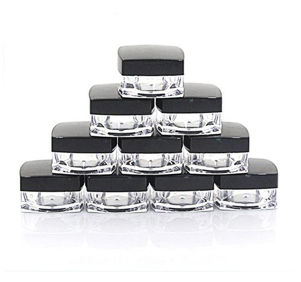 storage bottles & jars sedorate 50 pcs mini plastic jar for cosmetics 3g 5g clear ps with black lid square empty eyeshadow jx058
storage bottles & jars sedorate 50 pcs mini plastic jar for cosmetics 3g 5g clear ps with black lid square empty eyeshadow jx058