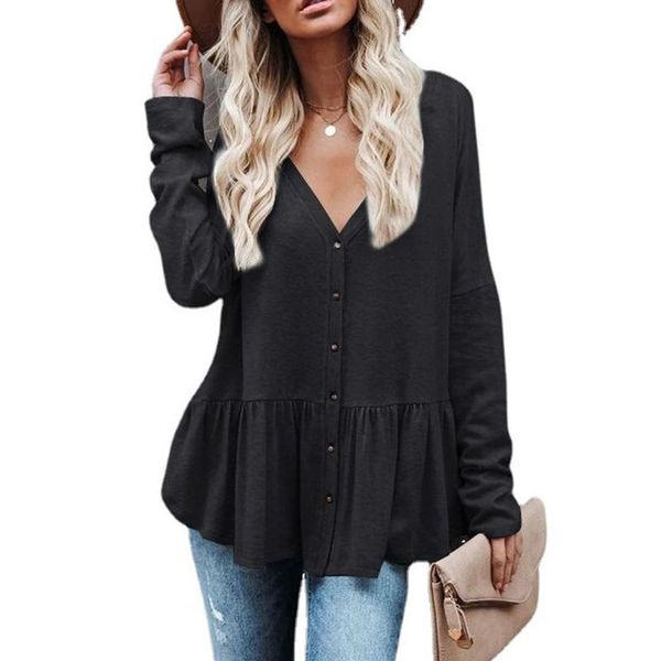 women's knits & tees 2021 autumn and winter european american casual loose knit cardigan long-sleeved dovetail hem smocked, White
women's knits & tees 2021 autumn and winter european american casual loose knit cardigan long-sleeved dovetail hem smocked, White
