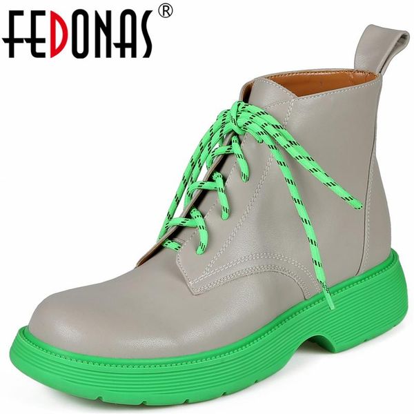 boots fedonas autumn winter leisure women ankle brand sewing genuine leather low heels lace-up shoes woman fashion concise, Black
boots fedonas autumn winter leisure women ankle brand sewing genuine leather low heels lace-up shoes woman fashion concise, Black