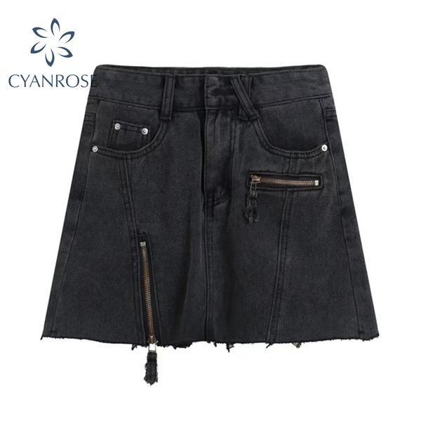 streetwear women's crop skirts high waist zipper spliced design slim wrap skirts female retro a-line fashion buttoms 210417, Black
streetwear women's crop skirts high waist zipper spliced design slim wrap skirts female retro a-line fashion buttoms 210417, Black