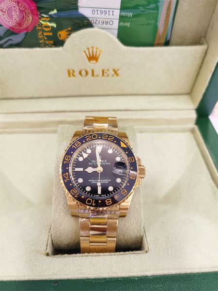 2021 with original box men's watch 116718 bp factory produces 2813 imported automatic movement 40mm18k gold never fade 904l steel case, Slivery;brown
2021 with original box men's watch 116718 bp factory produces 2813 imported automatic movement 40mm18k gold never fade 904l steel case, Slivery;brown