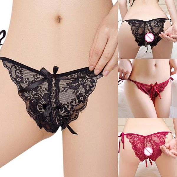 women low waist open file briefs underwear transparent thong bow tie lace up patchwork ladies fashion g string women's panties, Black;pink
women low waist open file briefs underwear transparent thong bow tie lace up patchwork ladies fashion g string women's panties, Black;pink