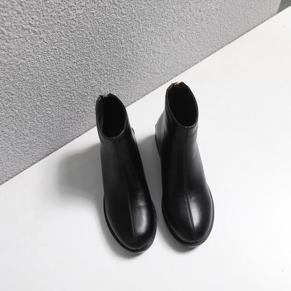 boots big size women shoes ankle for ladies back zipper metal pendant square heel, Black
boots big size women shoes ankle for ladies back zipper metal pendant square heel, Black