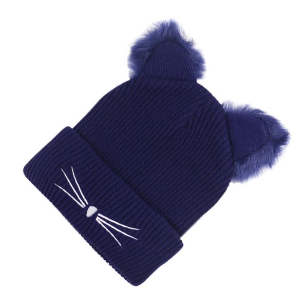 fashion designers caps european and american ladies personalized cat ear embroidery knitted hat harajuku style woolen cap cross-border wool, Blue;gray
fashion designers caps european and american ladies personalized cat ear embroidery knitted hat harajuku style woolen cap cross-border wool, Blue;gray