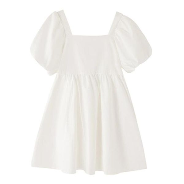 party dresses boho beach mini dress white puff sleeve square neck empire waist chic vintage casual summer women, White;black
party dresses boho beach mini dress white puff sleeve square neck empire waist chic vintage casual summer women, White;black