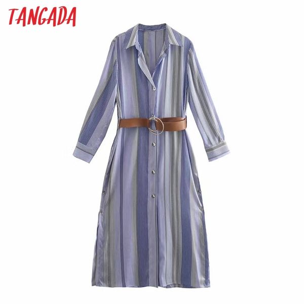 fashion women striped print shirt with belt long sleeve office ladies midi dress 5z95javascript: 210416, Black;gray
fashion women striped print shirt with belt long sleeve office ladies midi dress 5z95javascript: 210416, Black;gray
