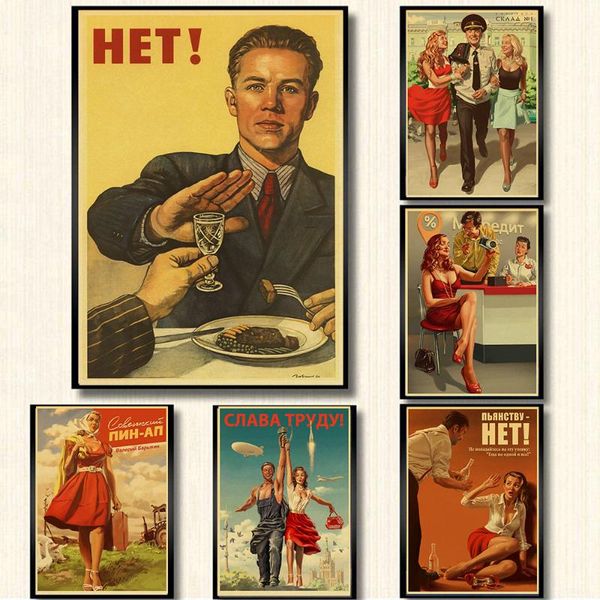 paintings stalin ussr cccp retro poster kraft paper printed wall posters for home bar cafe room sticker
paintings stalin ussr cccp retro poster kraft paper printed wall posters for home bar cafe room sticker