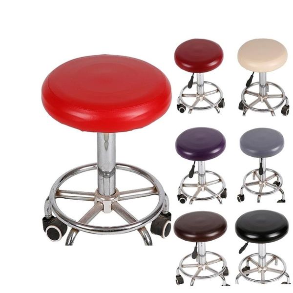 elastic pu leather round stool slipcover chair cover waterproof pump protector bar beauty salon small seat cushion covers
elastic pu leather round stool slipcover chair cover waterproof pump protector bar beauty salon small seat cushion covers