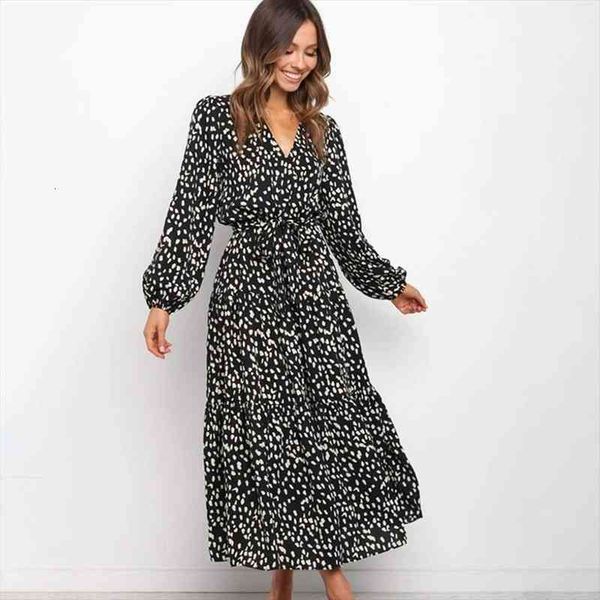 autumn leopard print loose big hem maxi dresses women casual v-neck long sleeve sashes ruffles dress woman boho long dress, Black;gray
autumn leopard print loose big hem maxi dresses women casual v-neck long sleeve sashes ruffles dress woman boho long dress, Black;gray