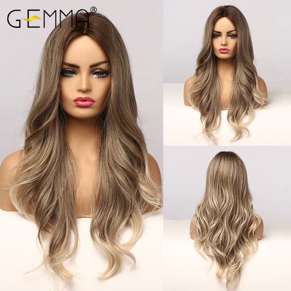 cosplay synthetic wig middle part long wavy ombre brown ash blonde wigs for black women afro daily high tempeqrature hair
cosplay synthetic wig middle part long wavy ombre brown ash blonde wigs for black women afro daily high tempeqrature hair