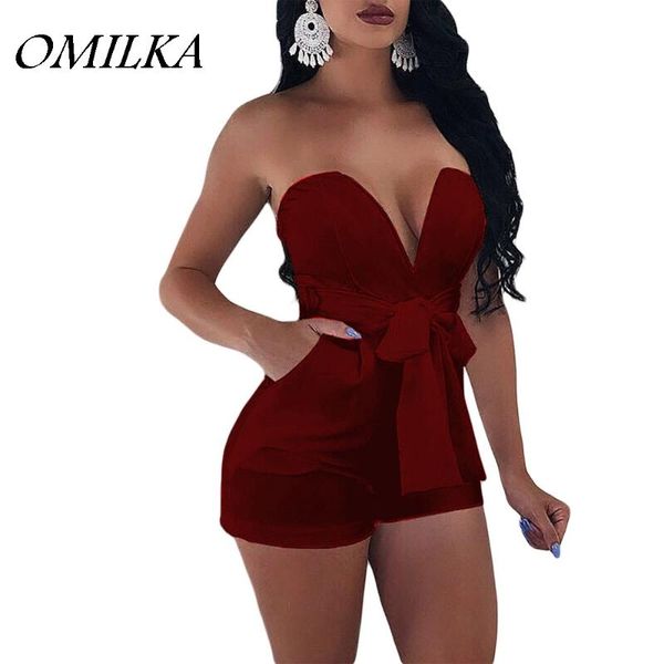 women's jumpsuits & rompers omilka 2021 summer women strapless v neck bandage playsuits black blue white red club party bodycon short o, Black;white
women's jumpsuits & rompers omilka 2021 summer women strapless v neck bandage playsuits black blue white red club party bodycon short o, Black;white