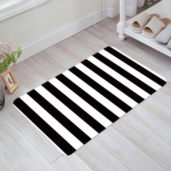carpets black white stripes doormat non-slip rug soft bath mats bathroom supplies carpet living room
carpets black white stripes doormat non-slip rug soft bath mats bathroom supplies carpet living room