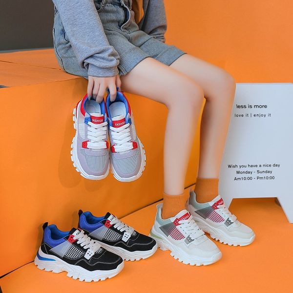 Spring 2021 New Breathable Chunky Sneakers Thick Soled Antislip Tenis Feminino Mesh Breathable Casual Sport Shoes Tenis Feminino, Beige
Spring 2021 New Breathable Chunky Sneakers Thick Soled Antislip Tenis Feminino Mesh Breathable Casual Sport Shoes Tenis Feminino, Beige