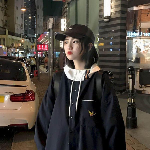 hooded thin coat women 2021 autumn winter korean sweater oversize casual long-sleeved shirt cool streetwear punk jacket women's jacket, Black;brown
hooded thin coat women 2021 autumn winter korean sweater oversize casual long-sleeved shirt cool streetwear punk jacket women's jacket, Black;brown