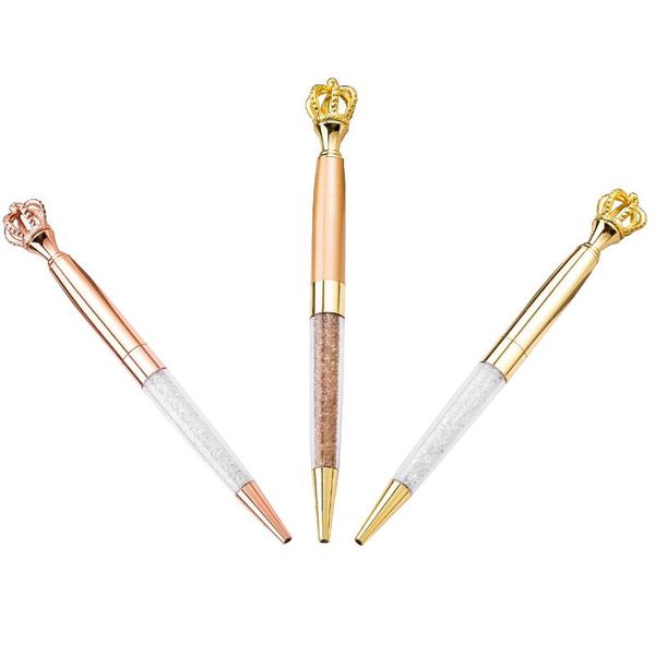 100pcs/lot creative crown shape metal crystal ballpoint pen advertising pens spot wholesale black blue ink can custom logo, Blue;orange
100pcs/lot creative crown shape metal crystal ballpoint pen advertising pens spot wholesale black blue ink can custom logo, Blue;orange